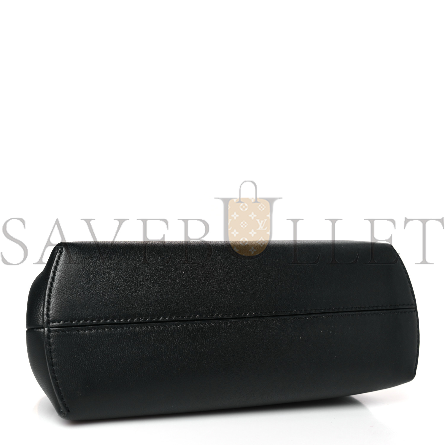 FENDI SHINY NAPPA SMALL FENDI FIRST BLACK (23*17*9cm)