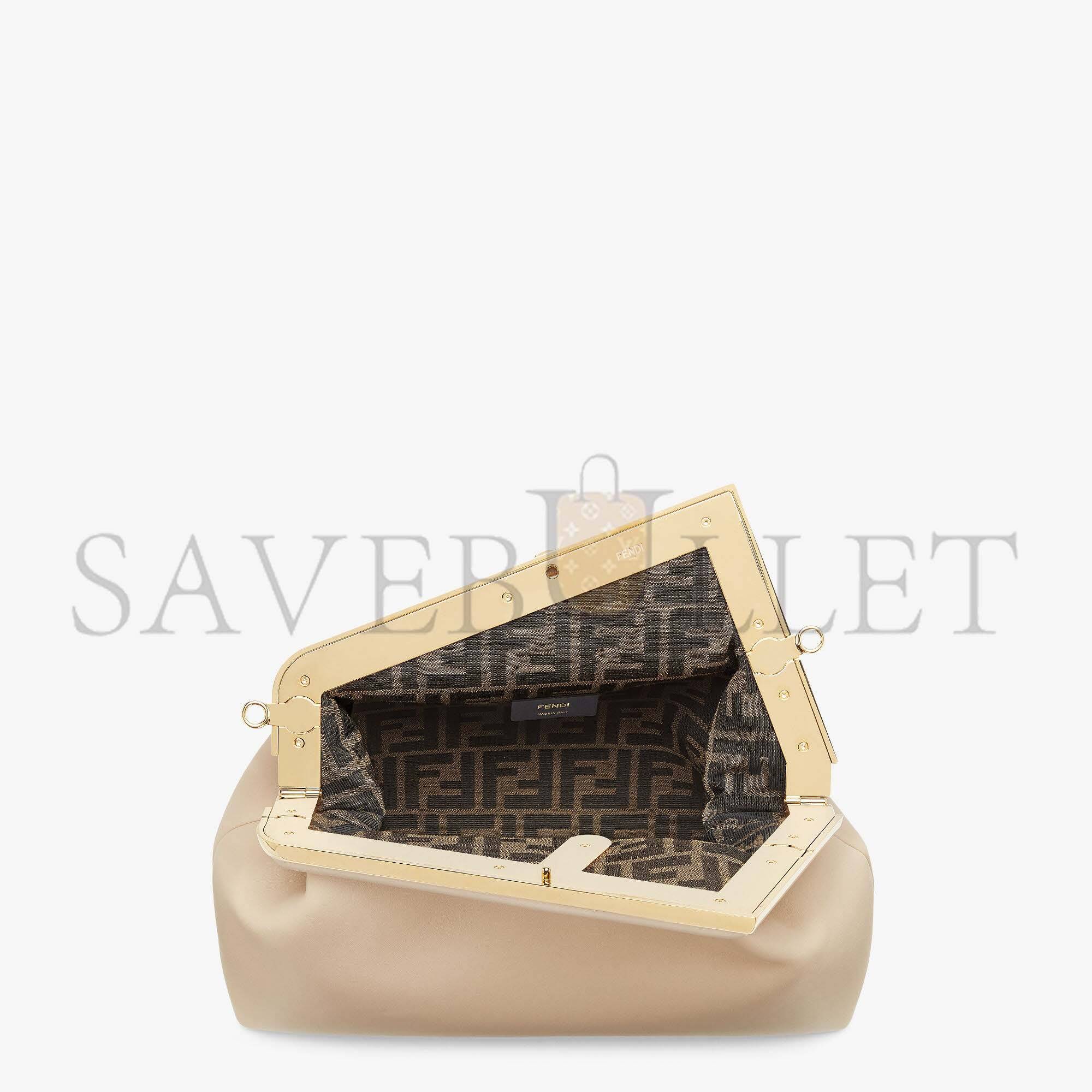 FENDI FIRST MEDIUM - BEIGE LEATHER BAG 8BP127ABVEF19PN (32.5*23.5*15cm)