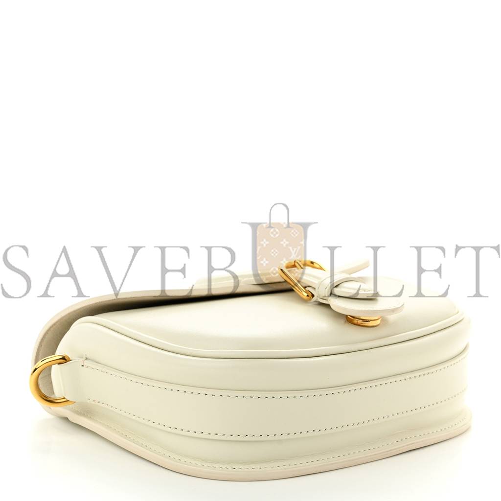 DIOR BOX CALFSKIN SMALL BOBBY BAG WHITE (19*15*5.1cm)